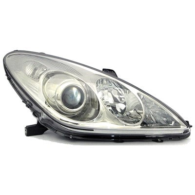 2005 lexus es330 front driver side replacement halogen headlight lens and housing arswllx2502125c