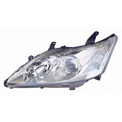 2009 lexus es350 front driver side replacement halogen headlight lens and housing arswllx2502134c