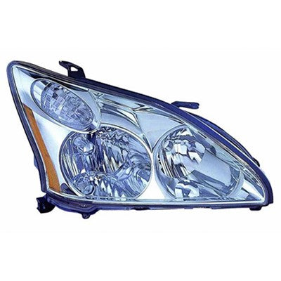 2007 lexus rx350 front passenger side replacement halogen headlight assembly arswllx2503135c