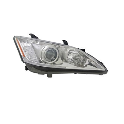 2010 lexus es350 front passenger side replacement hid headlight assembly lens and housing arswllx2503149c