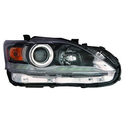 2015 lexus ct200h front passenger side replacement halogen headlight assembly arswllx2503151c