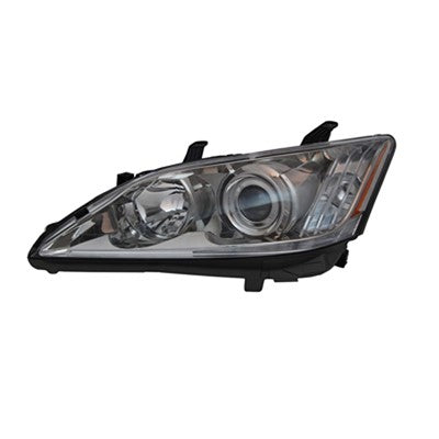 2010 lexus es350 front driver side replacement halogen headlight lens and housing arswllx2518116c