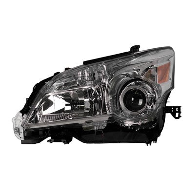 2013 lexus gx460 front driver side oem halogen headlight lens and housing arswllx2518127oe