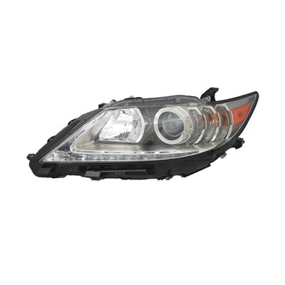 2014 lexus es350 front driver side replacement hid headlight lens and housing arswllx2518140c