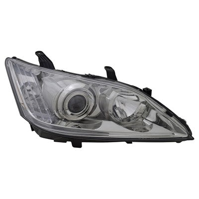 2010 lexus es350 front passenger side replacement headlight lens and housing arswllx2519116c