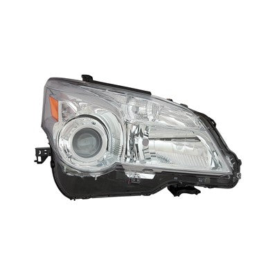 2011 lexus gx460 front passenger side replacement halogen headlight lens and housing arswllx2519127