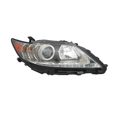 2014 lexus es300h front passenger side replacement hid headlight lens and housing arswllx2519140v