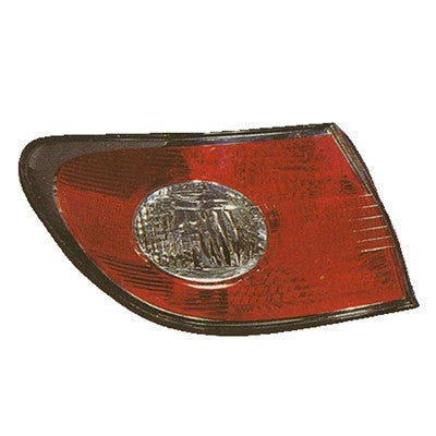 2002 lexus es300 rear passenger side replacement tail light lens and housing arswllx2801124v