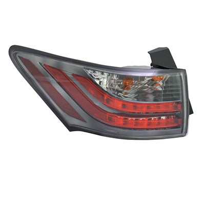 2012 lexus ct200h rear driver side replacement tail light assembly arswllx2804106c