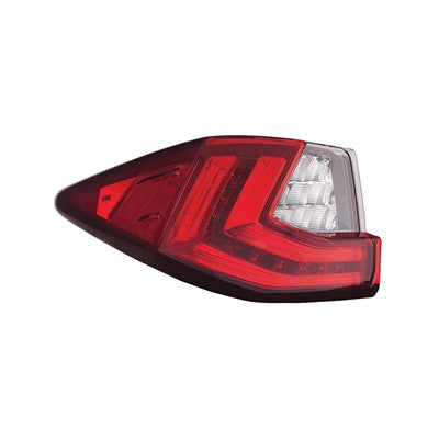 2019 lexus rx350 rear driver side replacement led tail light assembly arswllx2804131c