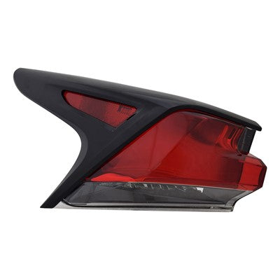 2020 lexus nx300 rear driver side replacement tail light assembly arswllx2804137