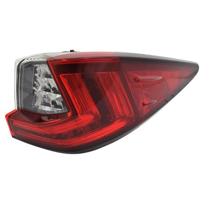 2018 lexus rx350l rear passenger side replacement led tail light assembly arswllx2805131