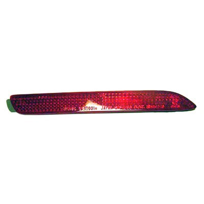 2012 toyota matrix rear passenger side replacement bumper cover reflector arswllx2831100c