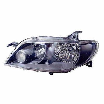 2002 mazda protege5 front driver side replacement headlight lens and housing arswlma2502130