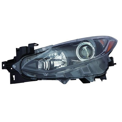 2015 mazda 3 sport front driver side replacement halogen headlight assembly arswlma2502144c