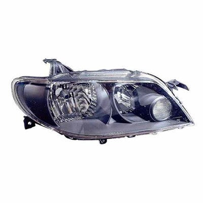 2002 mazda protege5 front passenger side replacement headlight lens and housing arswlma2503130