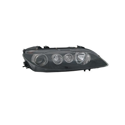 2006 mazda 6 front passenger side replacement halogen headlight lens and housing arswlma2503135c