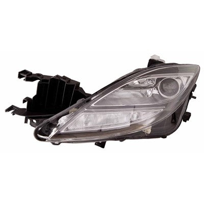 2010 mazda 6 front driver side replacement hid headlight lens and housing arswlma2518119