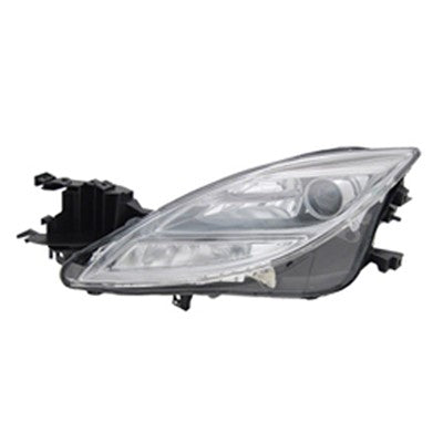 2010 mazda 6 front driver side replacement halogen headlight lens and housing arswlma2518127c