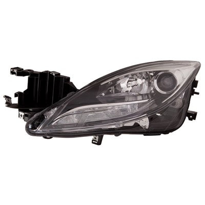 2013 mazda 6 front driver side replacement halogen headlight lens and housing arswlma2518141c