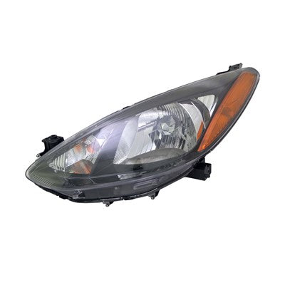 2012 mazda 2 front driver side replacement headlight lens and housing arswlma2518144c