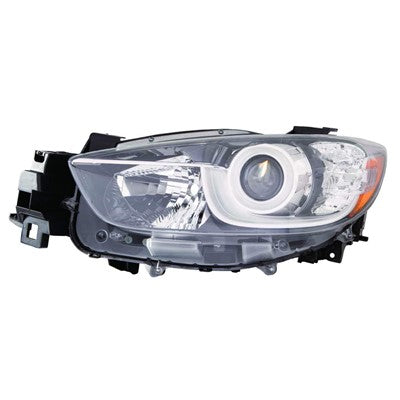 2016 mazda cx 5 front driver side replacement halogen headlight lens and housing arswlma2518146c