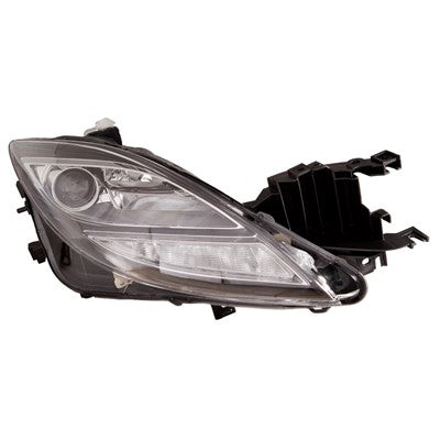 2009 mazda 6 front passenger side replacement hid headlight lens and housing arswlma2519119