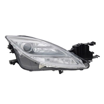 2009 mazda 6 front passenger side replacement halogen headlight lens and housing arswlma2519127c