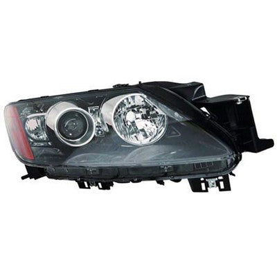 2010 mazda cx7 front passenger side replacement halogen headlight lens and housing arswlma2519133c