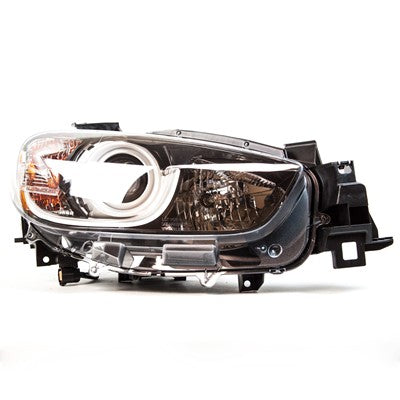 2015 mazda cx 5 front passenger side replacement halogen headlight lens and housing arswlma2519146