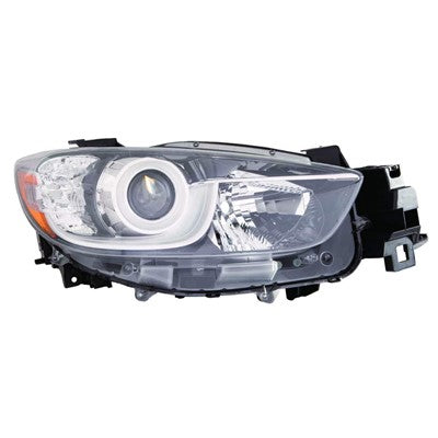 2014 mazda cx 5 front passenger side replacement halogen headlight lens and housing arswlma2519146c