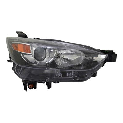 2018 mazda cx 3 front passenger side replacement halogen headlight lens and housing arswlma2519173c