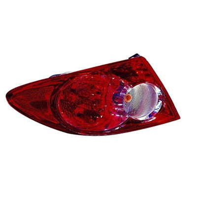 2003 mazda 6 rear driver side replacement tail light assembly arswlma2800118v