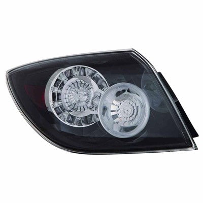 2006 mazda 3 sport rear passenger side replacement led tail light assembly arswlma2801135