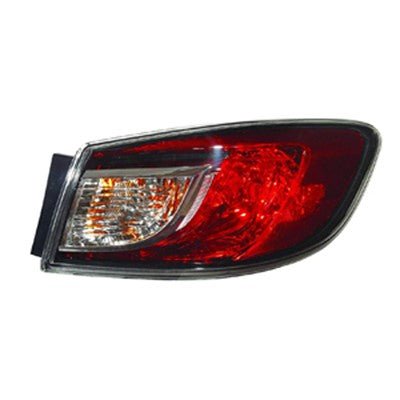 2010 mazda 3 rear passenger side replacement tail light assembly arswlma2801144v