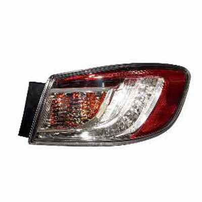 2010 mazda 3 rear passenger side replacement led tail light assembly arswlma2801146