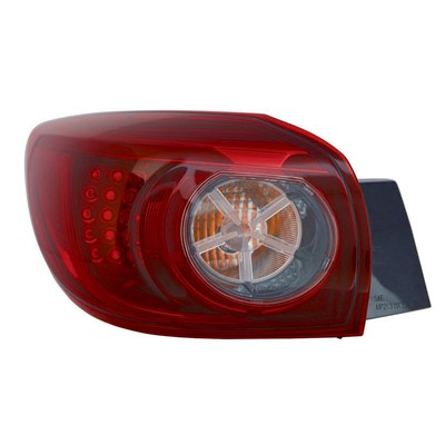 2015 mazda 3 rear driver side replacement led tail light assembly arswlma2804116