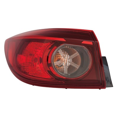 2015 mazda 3 rear driver side replacement tail light assembly arswlma2804117c