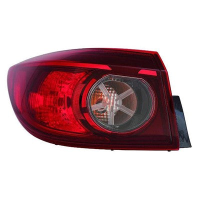 2018 mazda 3 rear driver side replacement tail light assembly arswlma2804123c