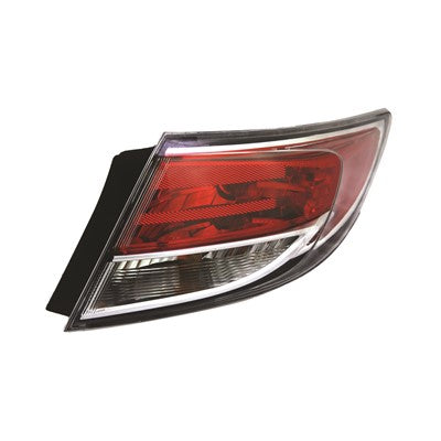 2013 mazda 6 rear passenger side replacement halogen tail light assembly arswlma2805108c