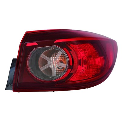 2015 mazda 3 rear passenger side replacement tail light assembly arswlma2805123c