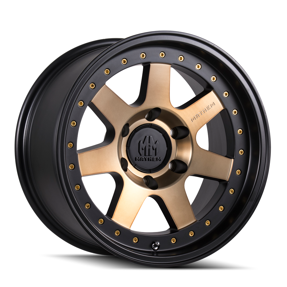 Mayhem 20"x9" Non-Chrome Matte Black w/Bronze Tint Custom Wheel ARSWCW83002936TZ