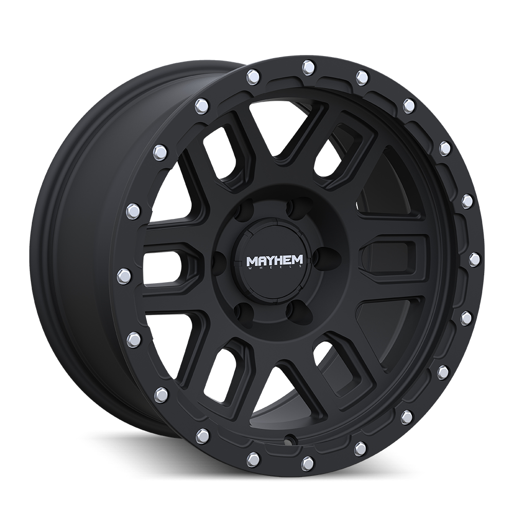 Mayhem 17"x9" Non-Chrome Matte Black Custom Wheel ARSWCW83047936MB