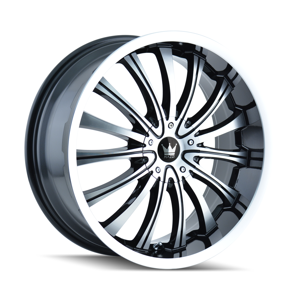 Mazzi 20"x9" Non-Chrome Black/Machined Custom Wheel ARSWCW3512918B