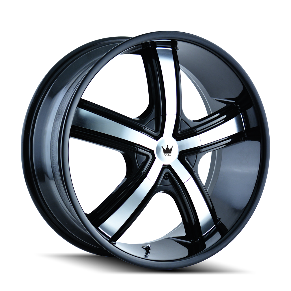 Mazzi 20"x8.5" Non-Chrome Black/Machined Custom Wheel ARSWCW3592809B