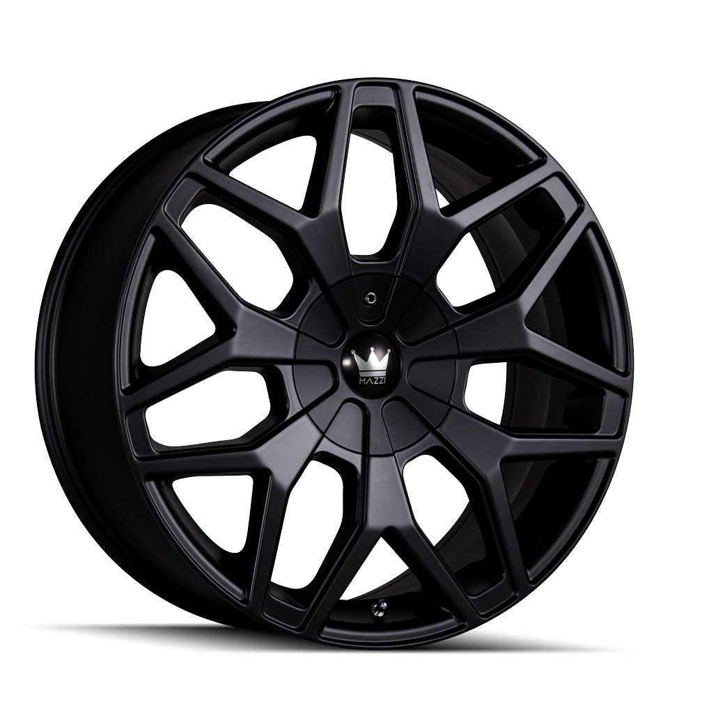 Mazzi 22"x9.5" Non-Chrome Matte Black Custom Wheel ARSWCW36722937MB