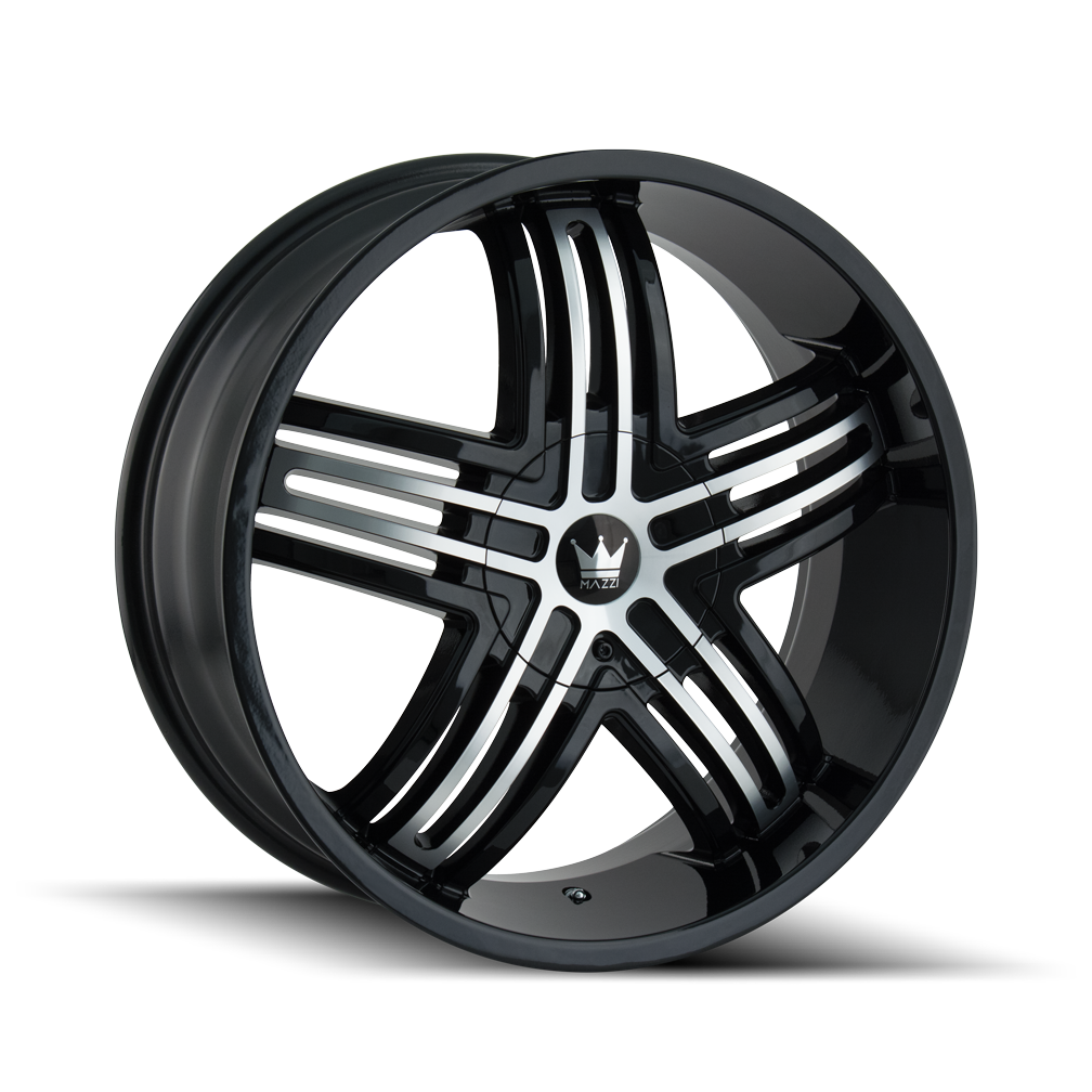 Mazzi 22"x9.5" Non-Chrome Black/Machined Custom Wheel ARSWCW36822904B