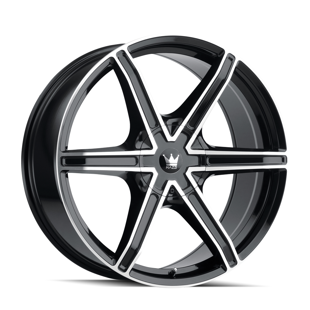 Mazzi 18"x8" Non-Chrome Black/Machined Custom Wheel ARSWCW3718837B