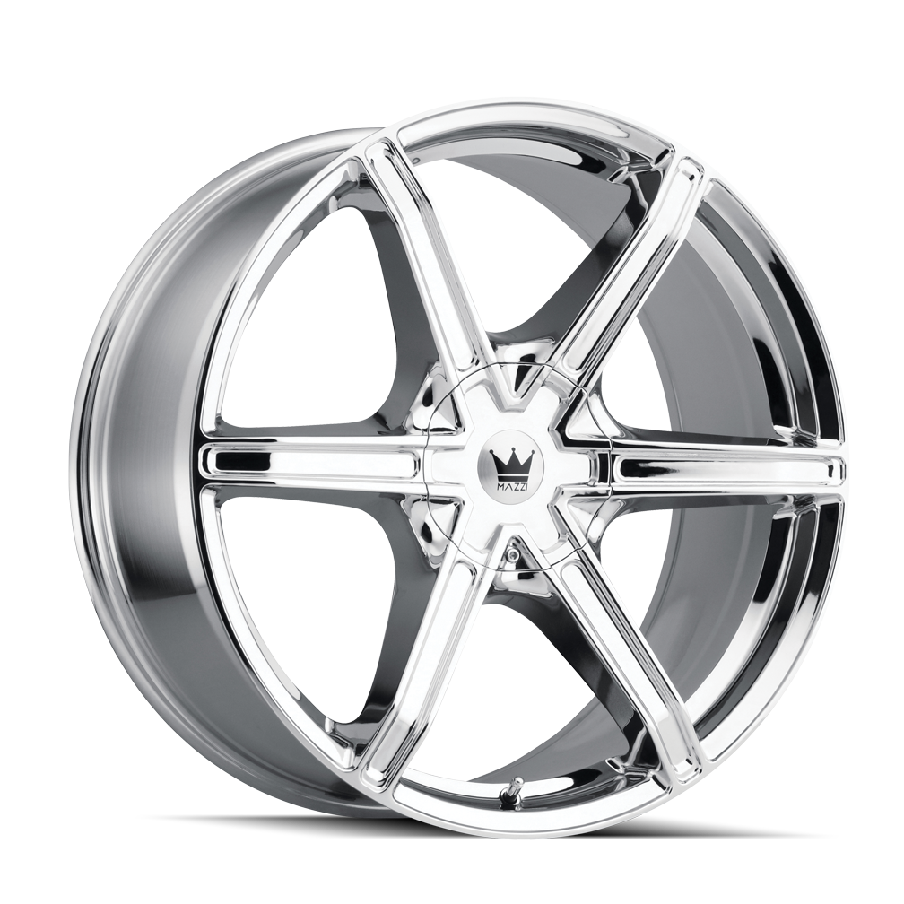 Mazzi 22"x9.5" Chrome Chrome Custom Wheel ARSWCW37122937C