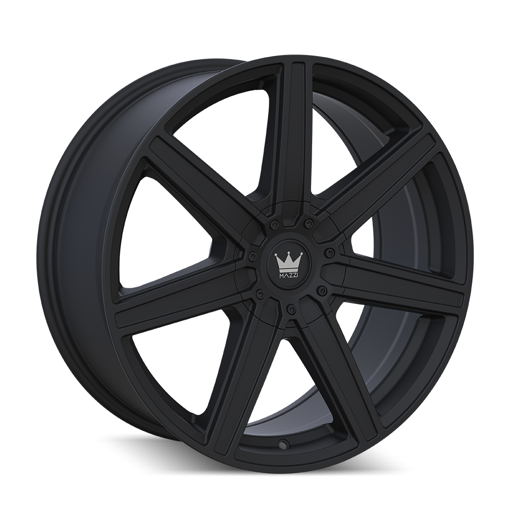 Mazzi 22"x8.5" Non-Chrome Matte Black Custom Wheel ARSWCW37622811MB